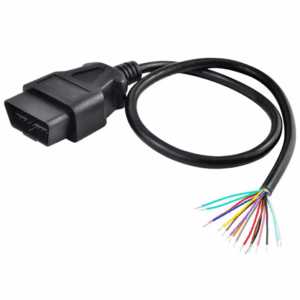 Garfour - 16-Pin J1962 OBD2 OBD-II Male Connector for Open Plug Wires, OBD Diagnostic Extension Cable Custom Assembly Manufacturer OBD Cable